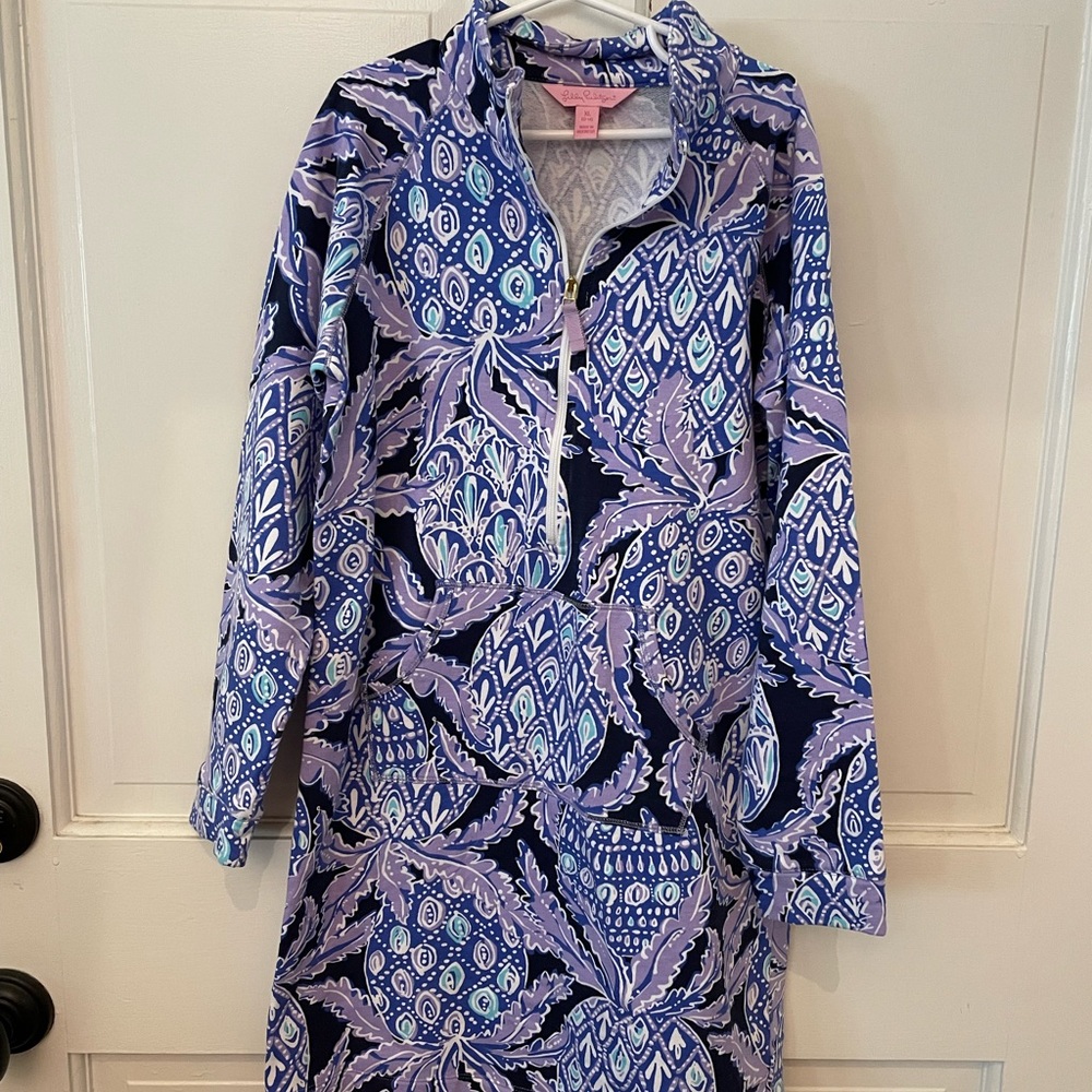 Lilly Pulitzer Girls Skipper Dress in Coco Safari